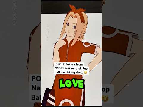 Sakura Simps for Toji Fushiguro 🤣 #jjk #poptheballoon #dating #anime #naruto #sakura #vrchat