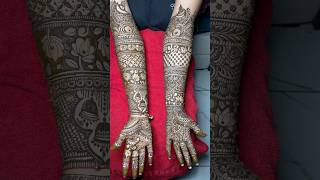 Bridal mehandi ✨️😍🪷| #mehndi #bridalhenna #henna #bridalmehndi #shorts #lotusflower