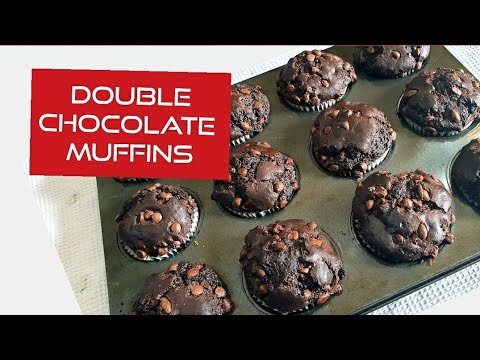 DOUBLE CHOCOLATE MUFFINS || HOW TO MAKE CHOCOLATE MUFFINS || DIY CHOCOLATE MUFFINS