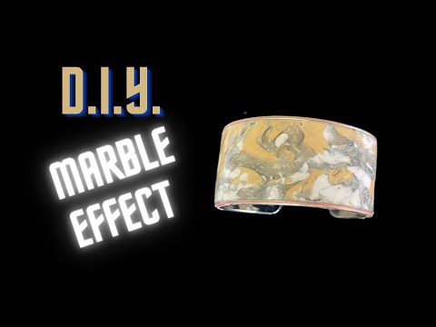 #83- DIY Bracelet Marble effect