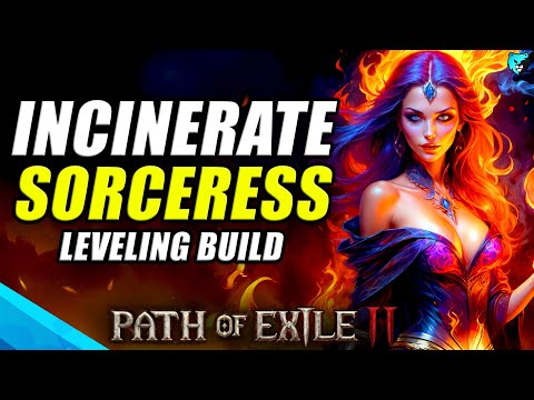 HOT TIME Incinerate Sorceress Leveling Build in Path of Exile 2