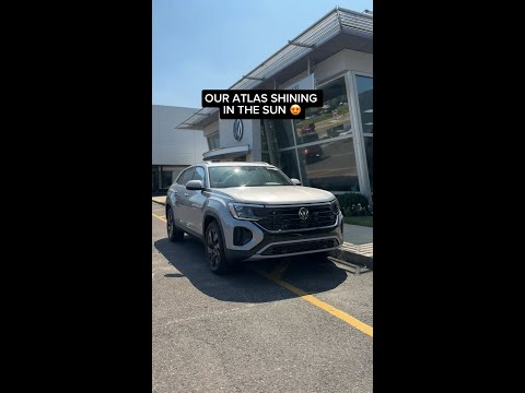 Our beautiful VW Atlas shining in the remaining summer sun!