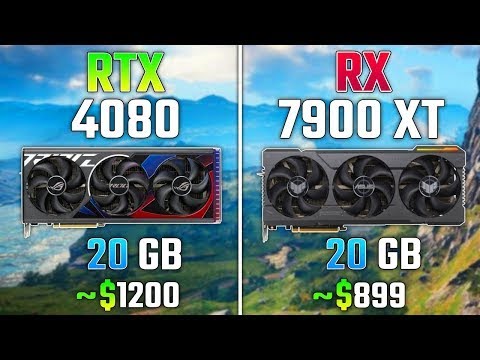 NVIDIA RTX 4080 vs RX 7900 XT | Test in 7 Games