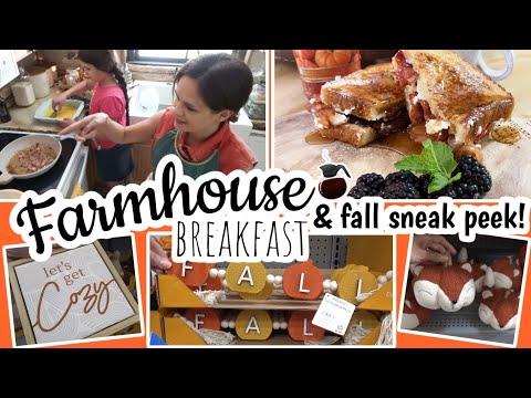 We need to do that! 😂 | Bacon & Cream Cheese Stuffed French Toast & Sneak Peek Fall at WALMART!