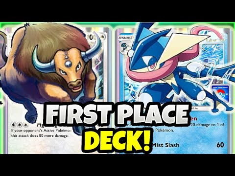 TOURNAMNET WINNING BUDGET NO EX GRENINJA And TAUROS DECK ACTUALLY WORKS? In Pokemon TCG Pocket