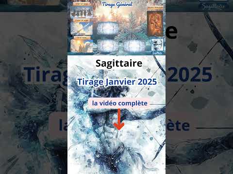 ♐ Sagittaire Janvier 2025 ♐