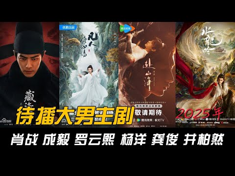 Dramas starring Xiao Zhan, Cheng Yi, Luo Yunxi, Yang Yang, Gong Jun, and Jing Boran in 2025