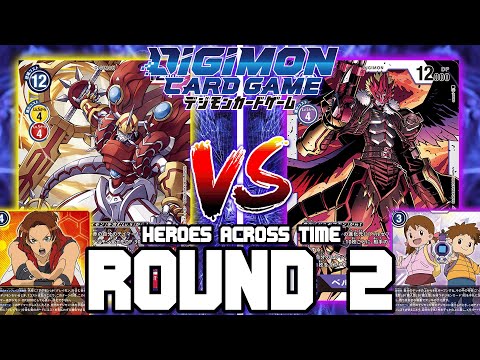 ShineGreymon VS Beelzemon X!! | Digimon Card Game: BT-12 Heroes Across Time (ROUND 2)