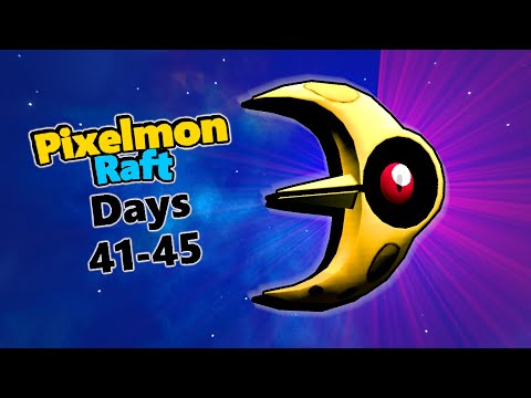 Minecraft Pixelmon Raft - Dome Days Begin... (Days 41-45)