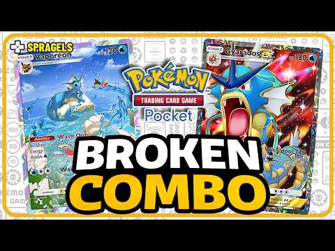 Gyarados EX & Vaporeon Deck Is An INSANE Combo | Pokemon TCG Pocket