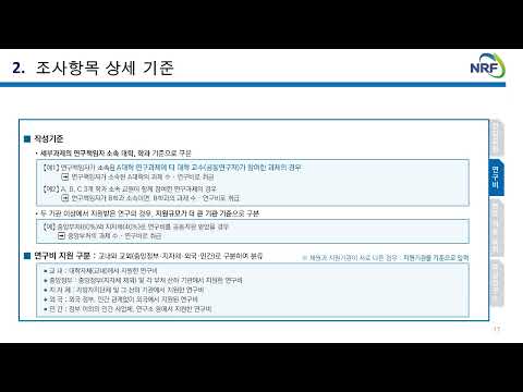 2024년도 대학연구활동 실태조사 지침서 안내