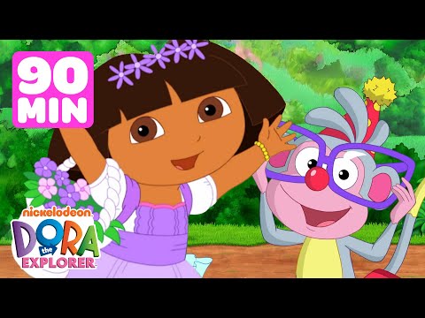 Dora the Explorer's Best Outfits & Accessories! 💎 90 Minutes | Dora & Friends