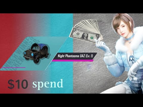 $ 10 SPEND NEW UAZ SKIN PUBG MOBILE & TUTORIAL #youtube