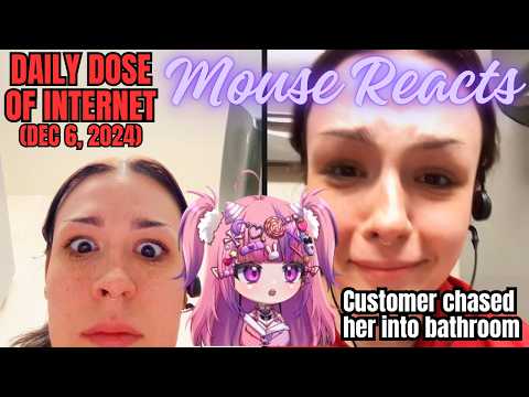 Ironmouse Reacts to Daily Dose of Internet (Customer Chases Employee Into Bathroom) (Dec 6, 2024)