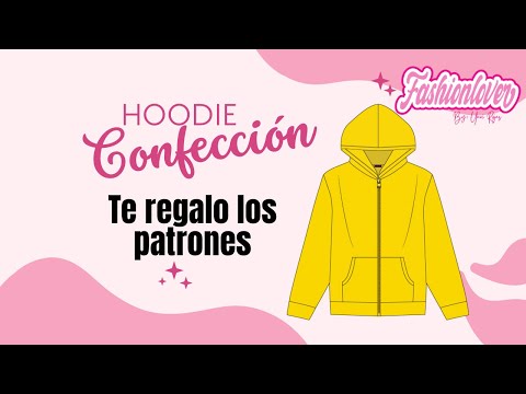 Costura HOODIE con cremallera(buzo) te regalo los patrones *por tiempo limitado*.