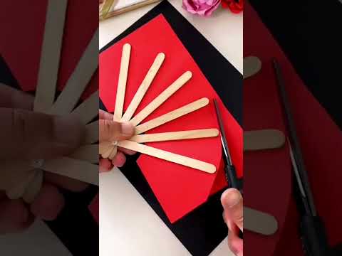 Paper Fan Craft #shorts #ytshorts #craftideas