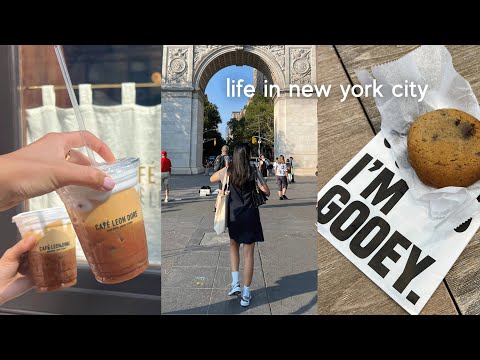 nyc vlog | popup bagels, cafes, korean bbq, the met, yummy desserts (basically a what i eat vlog)