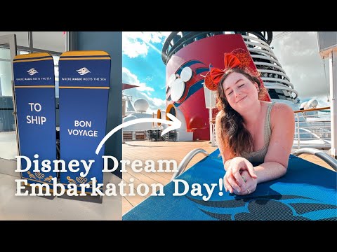 Disney Dream Embarkation Day! | Disney Cruise Line Vlog 2024