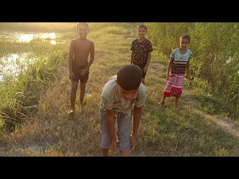 Children are having fun together by bringing flowers from the water। kids episode36