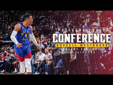 Russell Westbrook Full Postgame Press Conference vs. Clippers 🎙 | 1/8/25