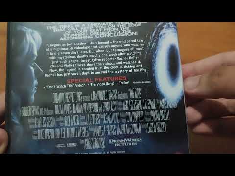 The Ring (2002) 2003 DVD (UK) Unboxing