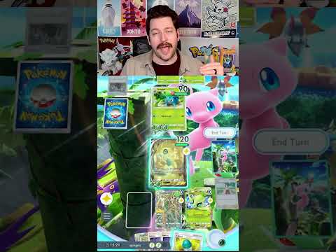 Celebi EX Serperior Deck IS CRAZY!!  #spragels #pokemontcgpocket #pokemonpocket #mythicalisland