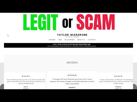 Taylor Wardrobe Reviews - Legit or Scam Website?