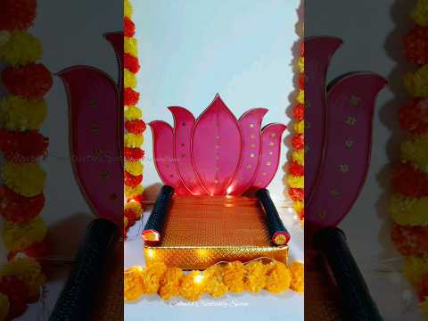 Ganapati Decoration 2024 | Easy Ganapati Decor at home #ganapati #viralshorts #ytshorts #decoration