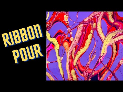 #52- Ribbon Pour #youtubetutorial #ribbonpour