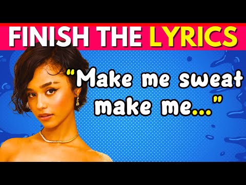 FINISH THE LYRICS - Summer Songs Edition (2025)📀🎵