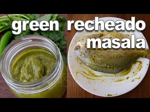 Goan Green Recheado Masala | Rechead Masala Recipe | Goan Recipes by Fatima