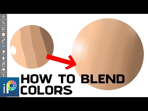 How to blend colors [ibispaintX] #shorts #art #drawing #ibispaintx