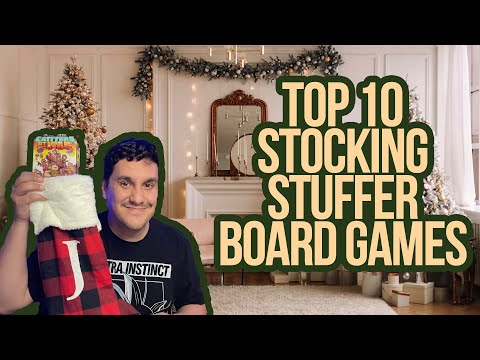 GIVE AWAY!!! | Top 10 Stocking Stuffers | Small Board Game Gifts That Fit In A Stocking