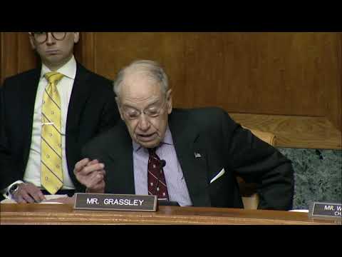 Grassley Questions OMB Director at Budget Committee Hearing