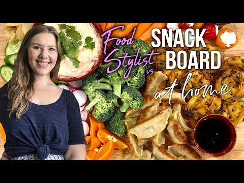 Food Stylist Builds a Date Night Snack Board Dinner | Improvised Food Styling At Home