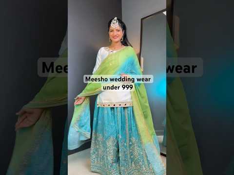 Meesho wedding wear #shorts #youtubeshorts #meesho #meeshowesterwear #shararasuit