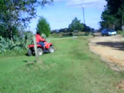 ridin the 4 wheeler part 3