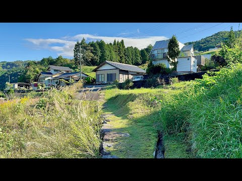 4k Japan Walk | Japanese Countryside Village Nakatsugawa, Gifu