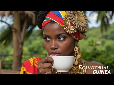 Equatorial Guinea Café Vibes ☕ | Dreamy Afro-Jazz for Focus & Tranquility | Peaceful Productivity