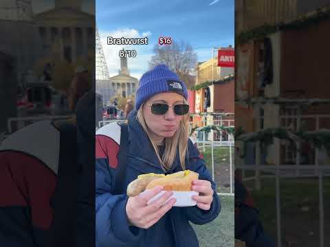 German Christmas market in the US🇺🇸 #christmasmarket #weihnachtsmarkt  #germanculture #germanfood