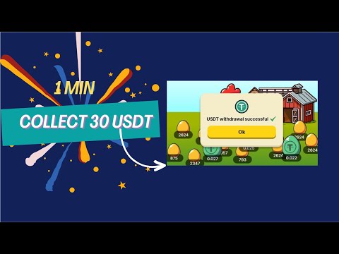 1 Min, Collect 30 USDT per day in CoinEgg.