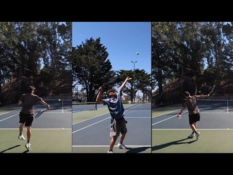 Tennis Rally Clips (Forehands, Backhands, Serves) | NTRP - 3.5