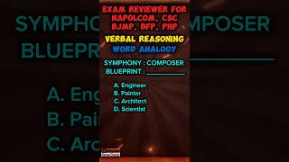 Mastering Word Analogy - VERBAL Reasoning : CSC, Napolcom, BJMP, BFP, PNP Reviewer #wordanalogy