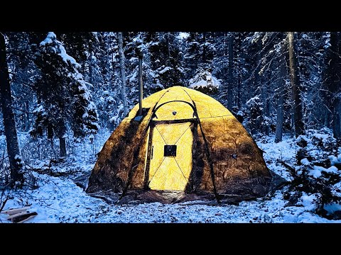 Hot Tent Winter Camping