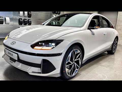 The New 2023 Hyundai IONIQ 6 Exterior & Interior First Look.(4K)