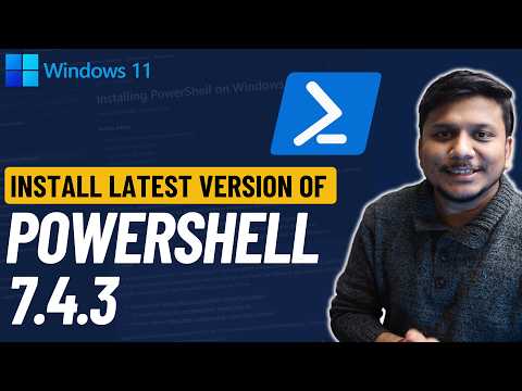 How to install latest version of PowerShell in Windows 11 | Upgrade PowerShell 5.1 to 7.4.3