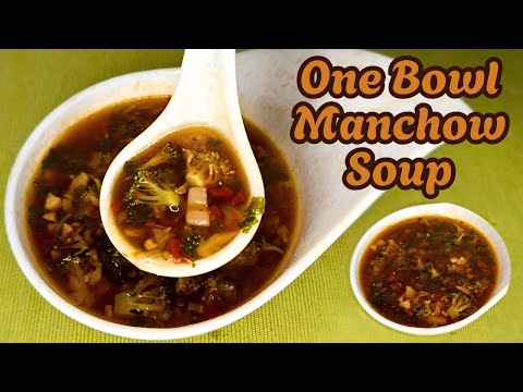 One Bowl Manchow Soup 🍜 | Soup Recipes 😋 | Veg Manchow Soup Recipe 🤤 | Easy Soup Recipes 🍽