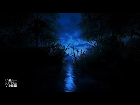 River Sounds for Sleeping - Dimmed Screen | Wind Down and find Peace with Water and Stream Sounds