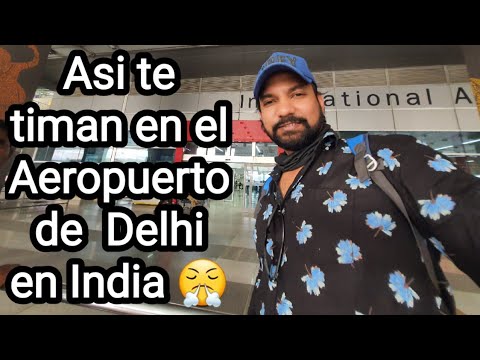 En el Aeropuerto internaciónal  de Delhi,  India  🇮🇳 asi les vamos a recibir !