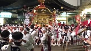 2016天神祭、宮入、鳳・玉神輿